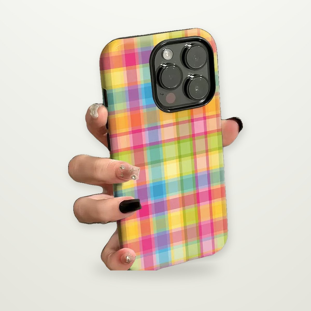Soft-Grain Full-Wrap Case for iPhone 13–17 & Air
