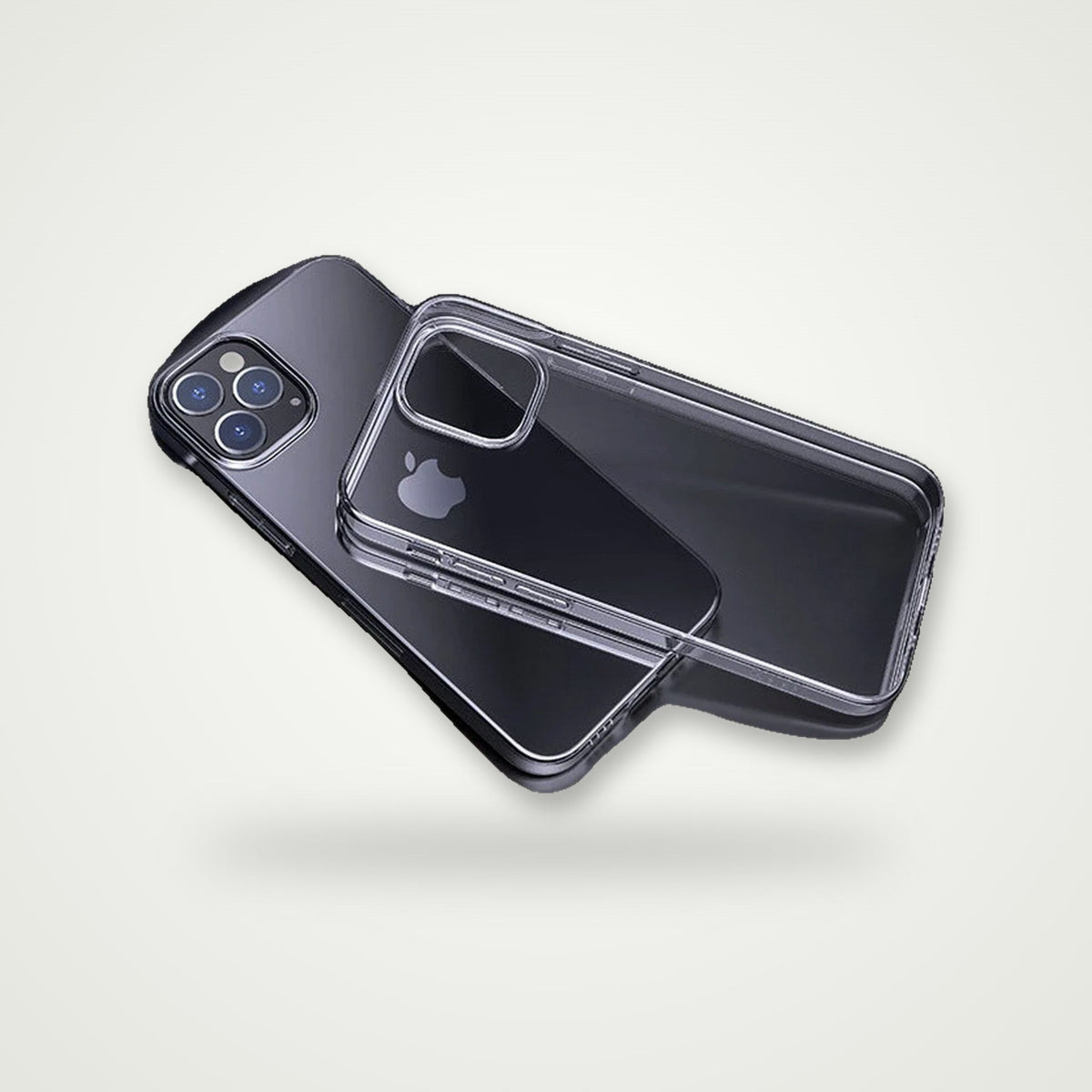 Crystal Clear TPU Case for iPhone 13–15