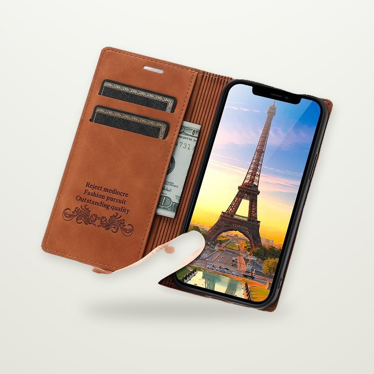 Magnetic Flip Case for iPhone 14–17 & Air