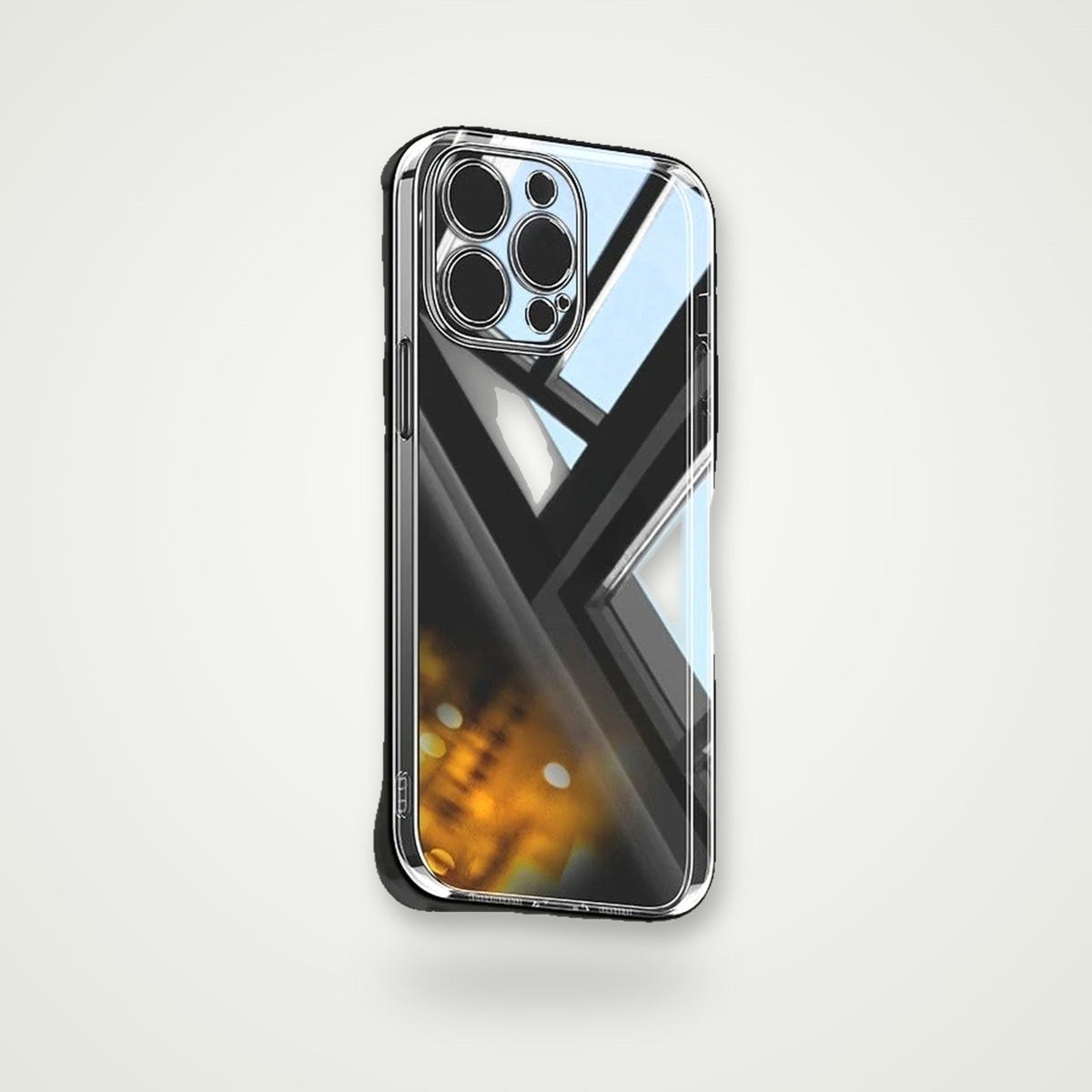 Clear glass back case for iPhone 13–17 & Air
