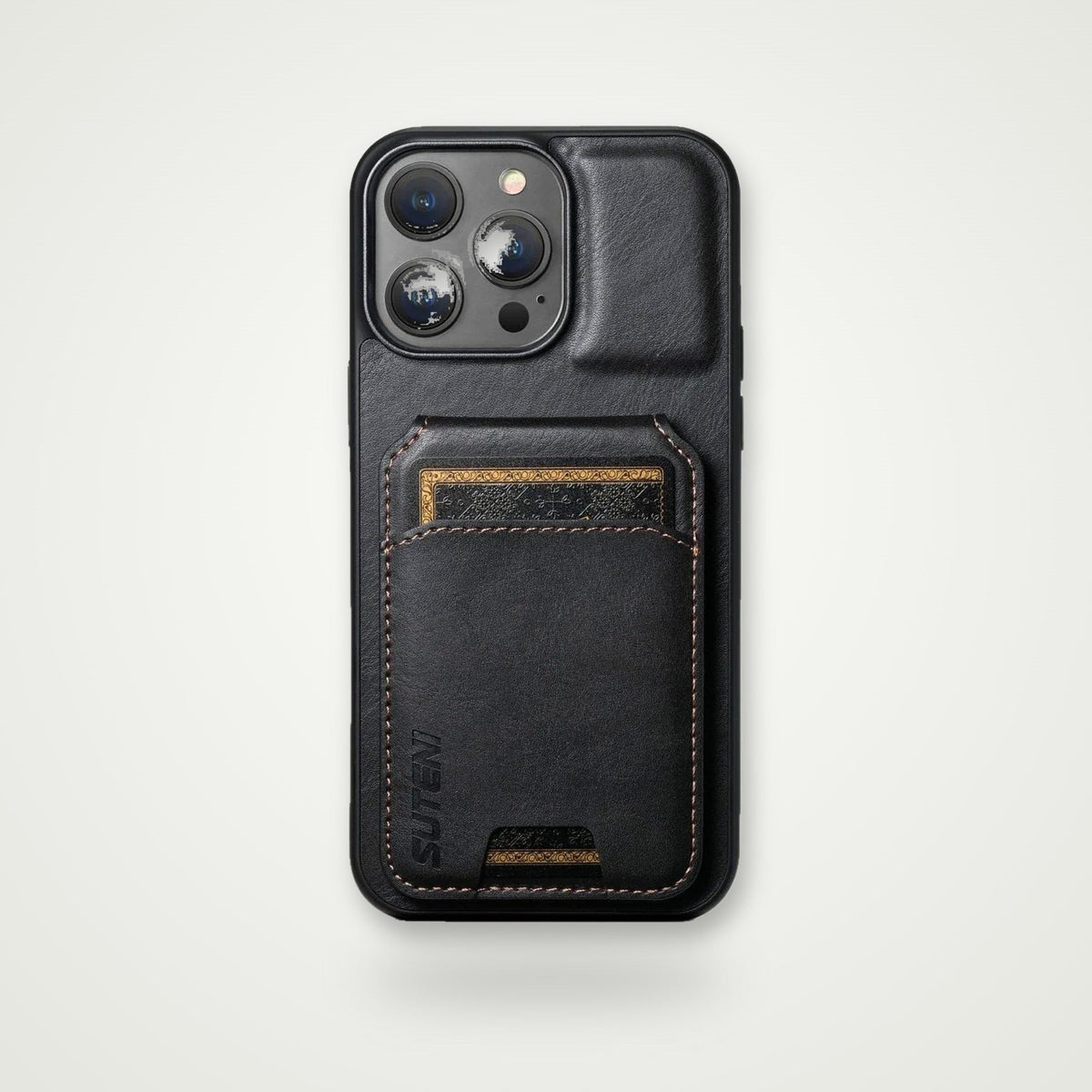 Leather Business Card Case for iPhone 13–18