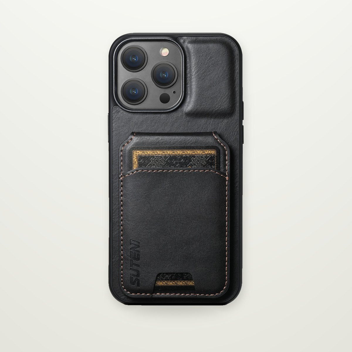 Leather Business Card Case for iPhone 13–18