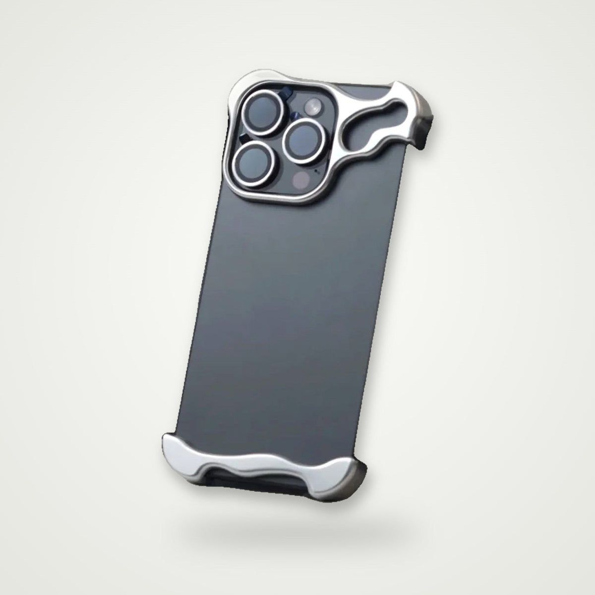 Zinc Alloy Metal Frame Case for iPhone 13–16