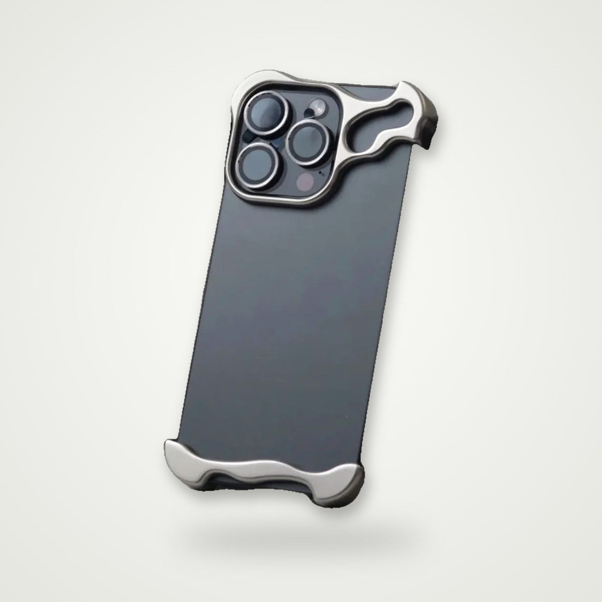 Zinc Alloy Metal Frame Case for iPhone 13–16