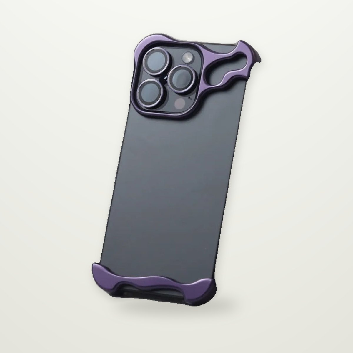 Zinc Alloy Metal Frame Case for iPhone 13–16