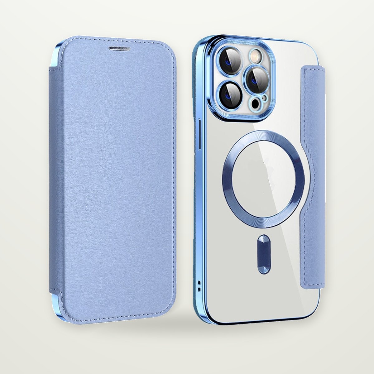 Clear Card Slot Case for iPhone 14–17 & Galaxy S24