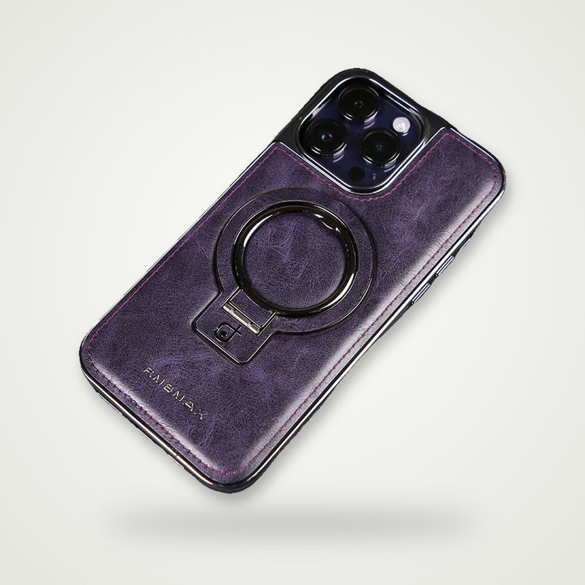 Business Leather MagSafe Stand Case for iPhone 13–17 & Air