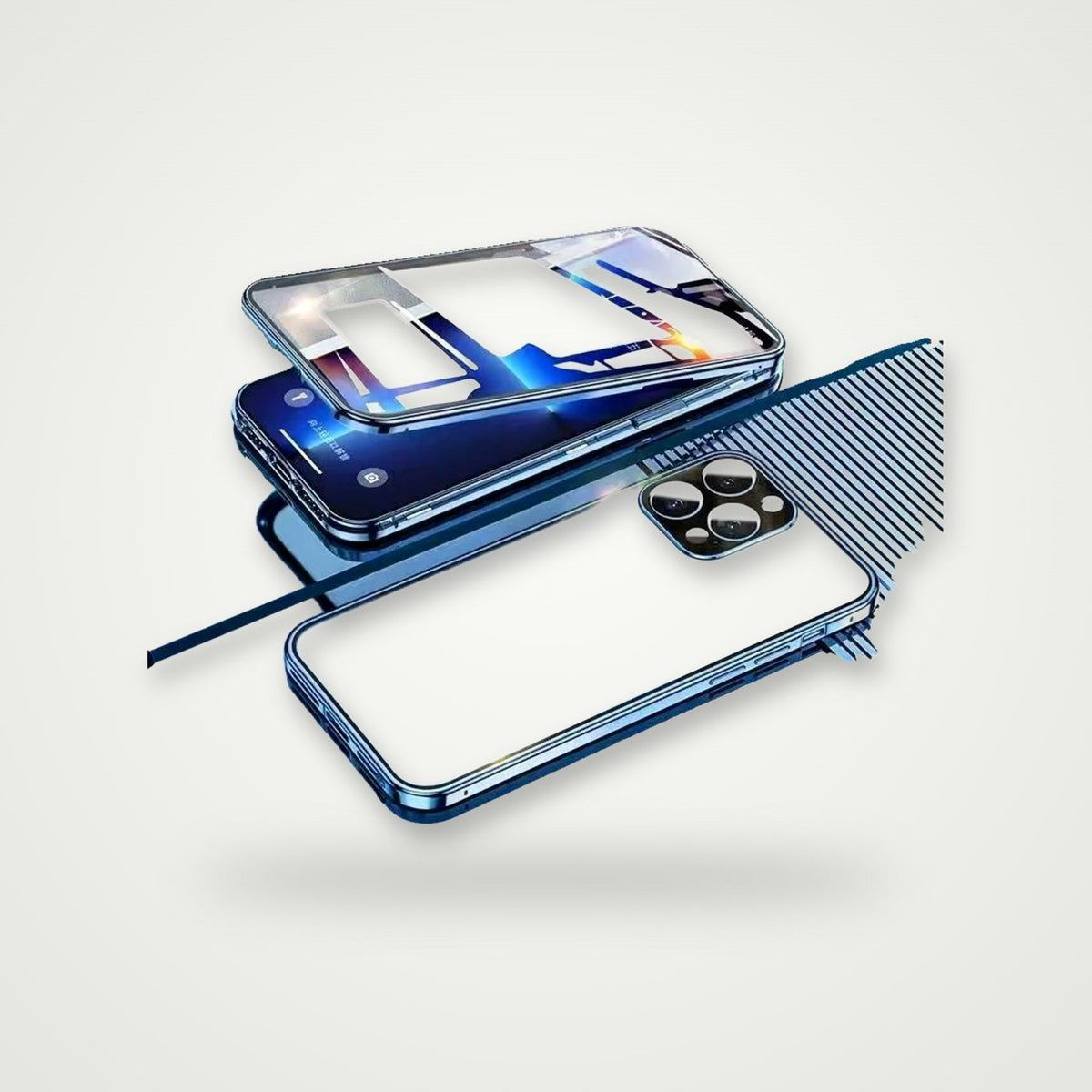 Double-sided glass magnetic case for iPhone 13–17, view 5