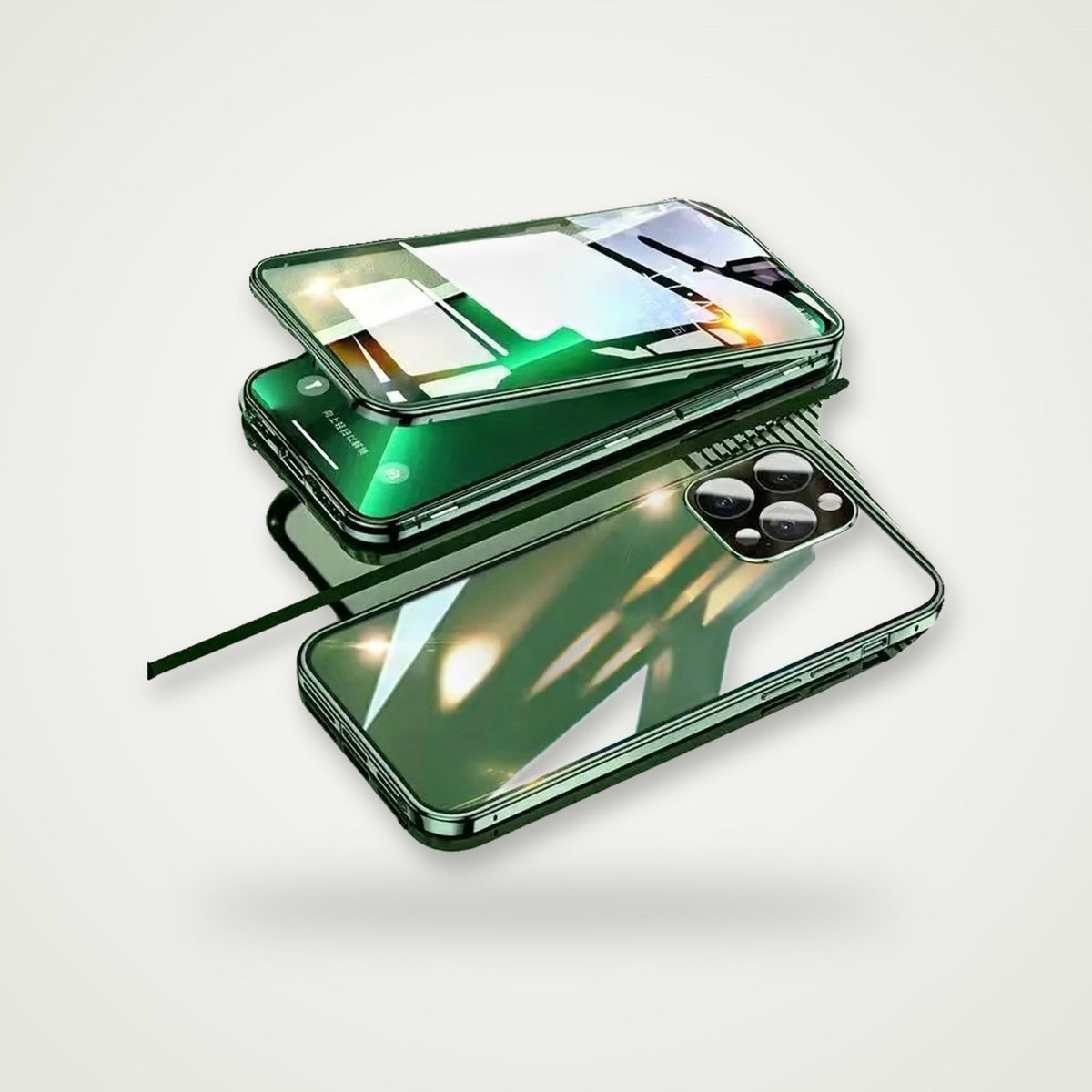 Double-sided glass magnetic case for iPhone 13–17, view 6