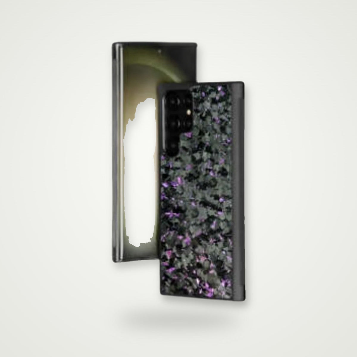 Carbon Fiber Silicone Case for Galaxy S24–S26