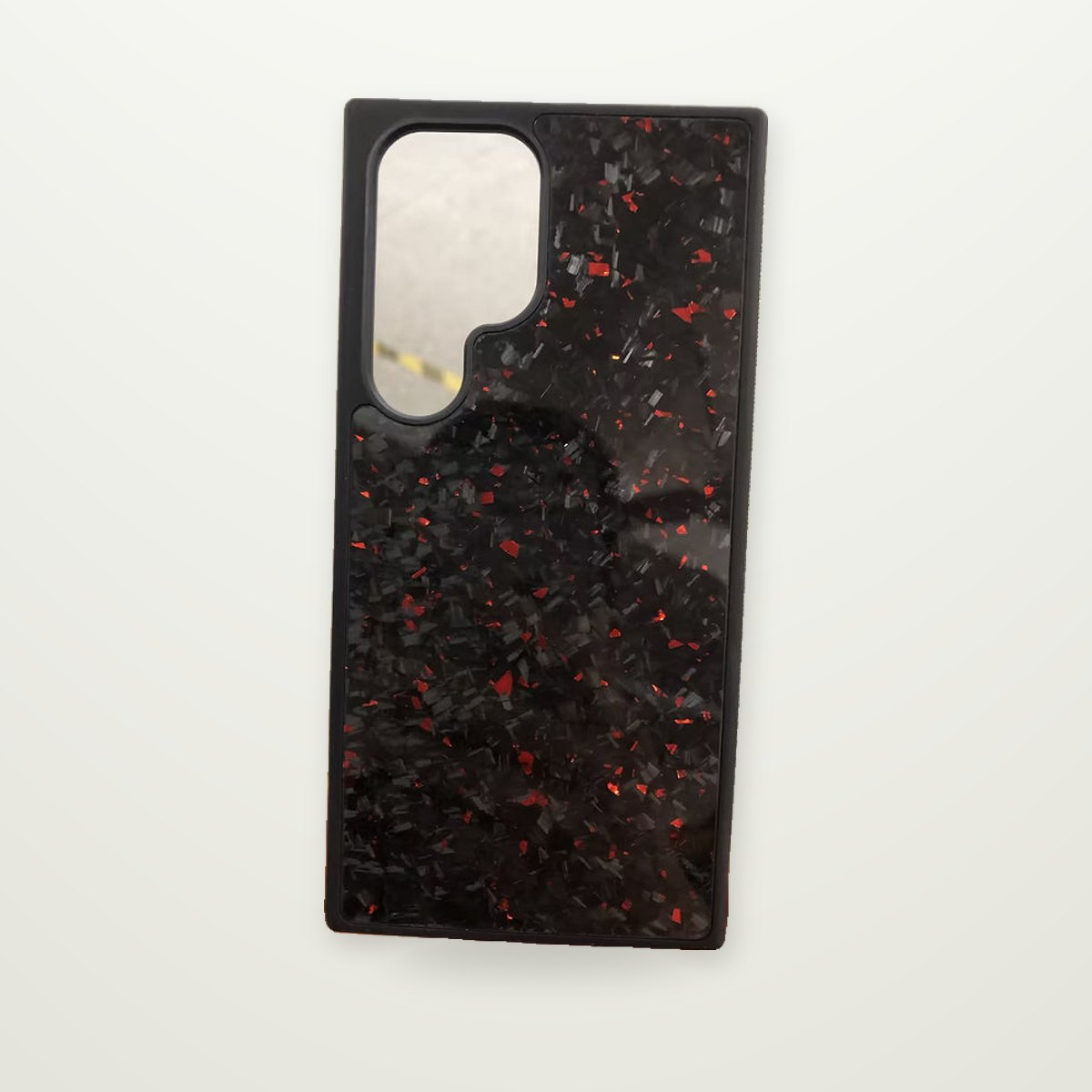 Carbon Fiber Silicone Case for Galaxy S24–S26