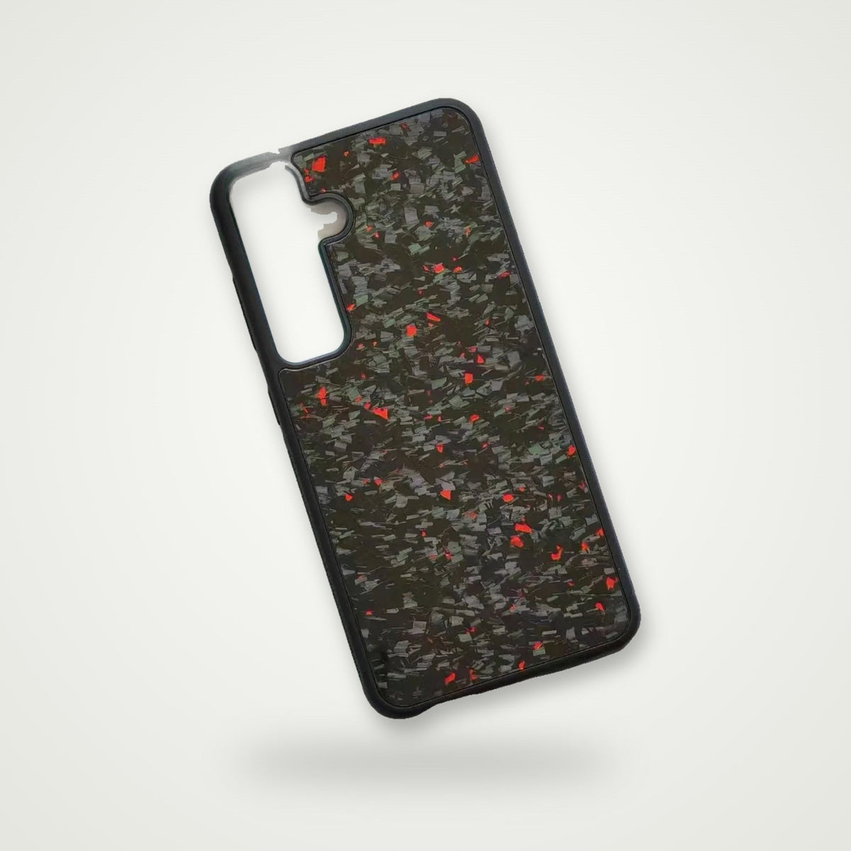 Carbon Fiber Silicone Case for Galaxy S24–S26