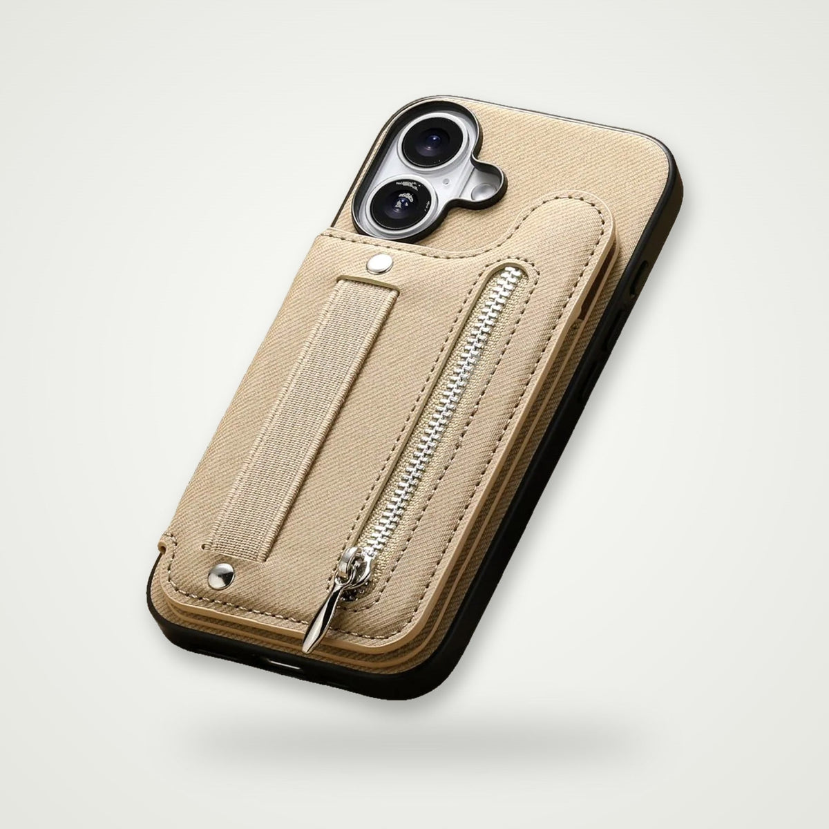 Zip Wallet Stand Case for iPhone 14–17 & Air