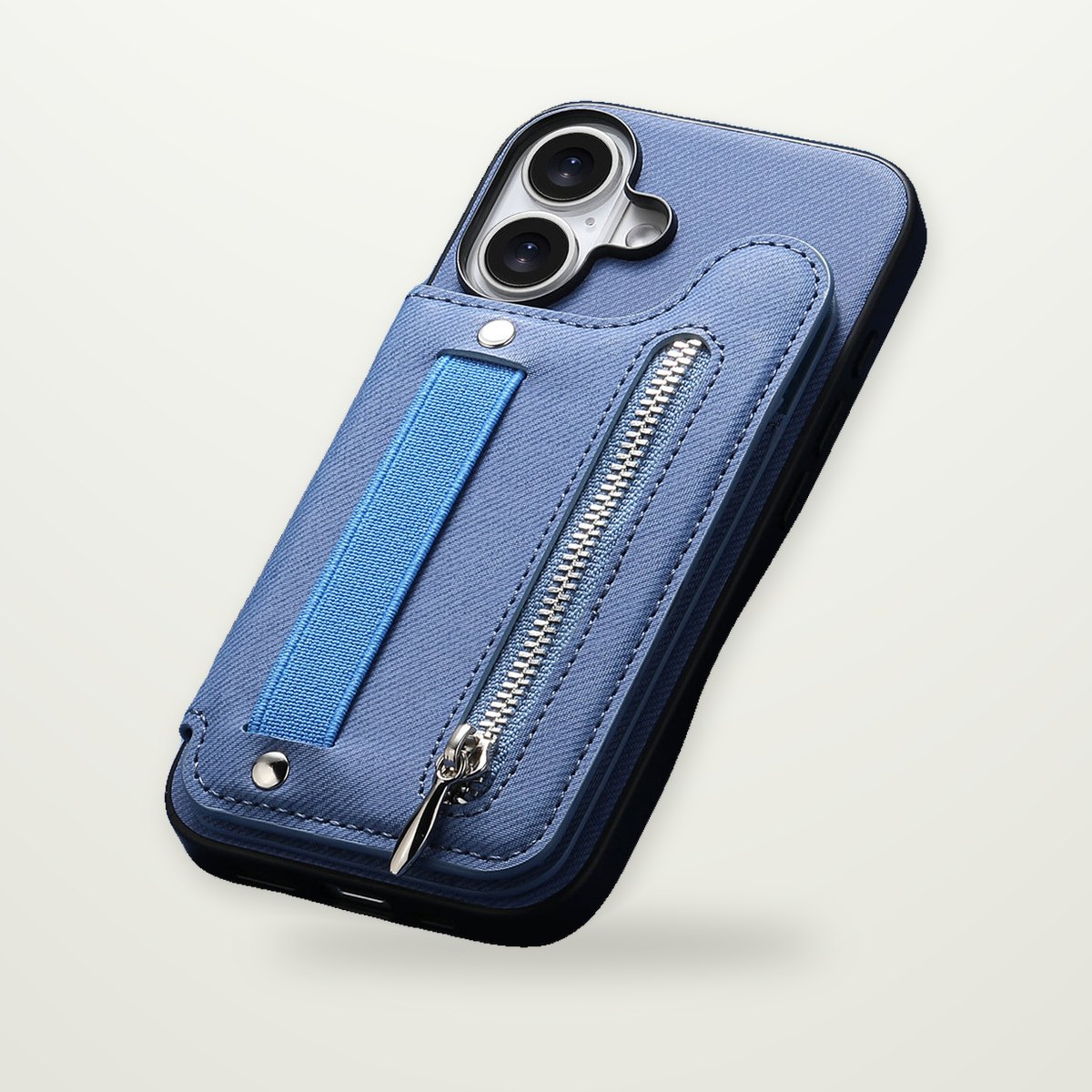 Zip Wallet Stand Case for iPhone 14–17 & Air