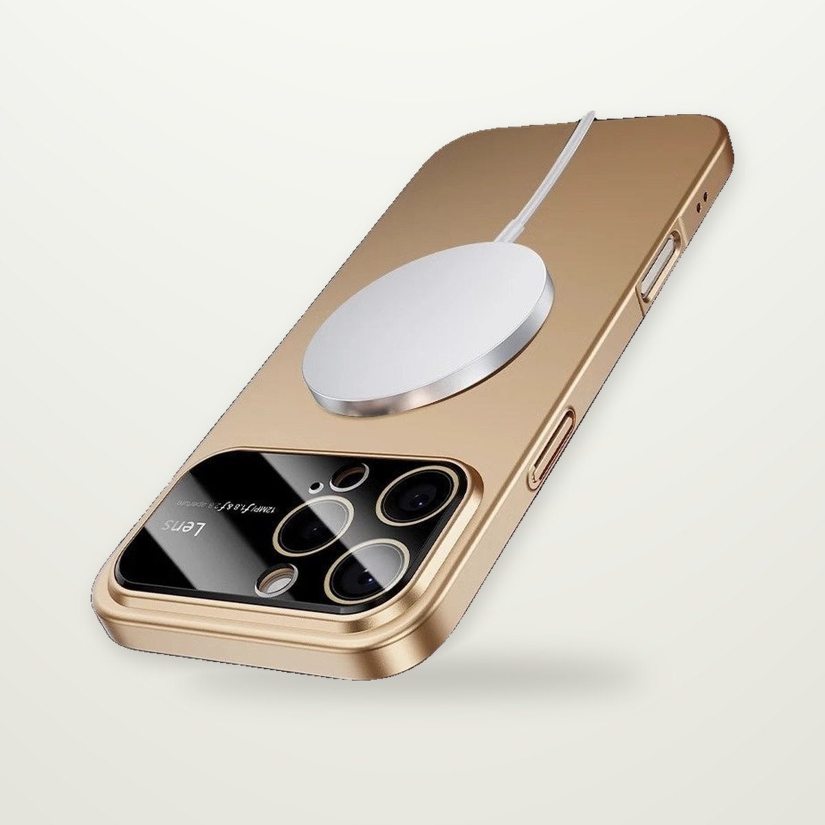 Open-Camera Frosted MagSafe Case for iPhone 15–17 & Air