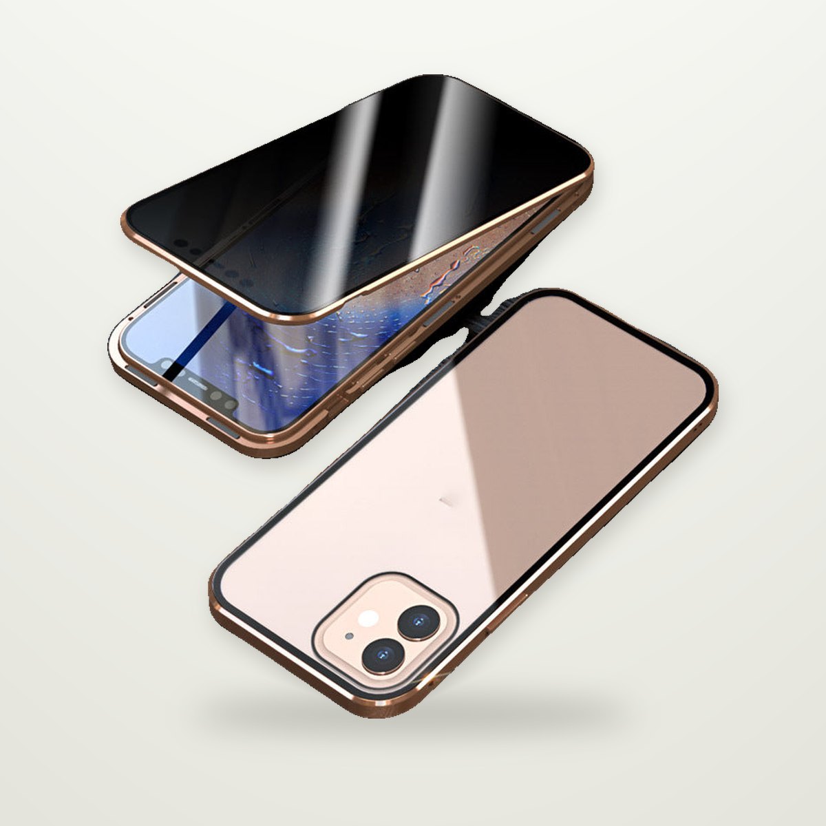 Anti-Spy Privacy Magnetic Case for iPhone 14–15