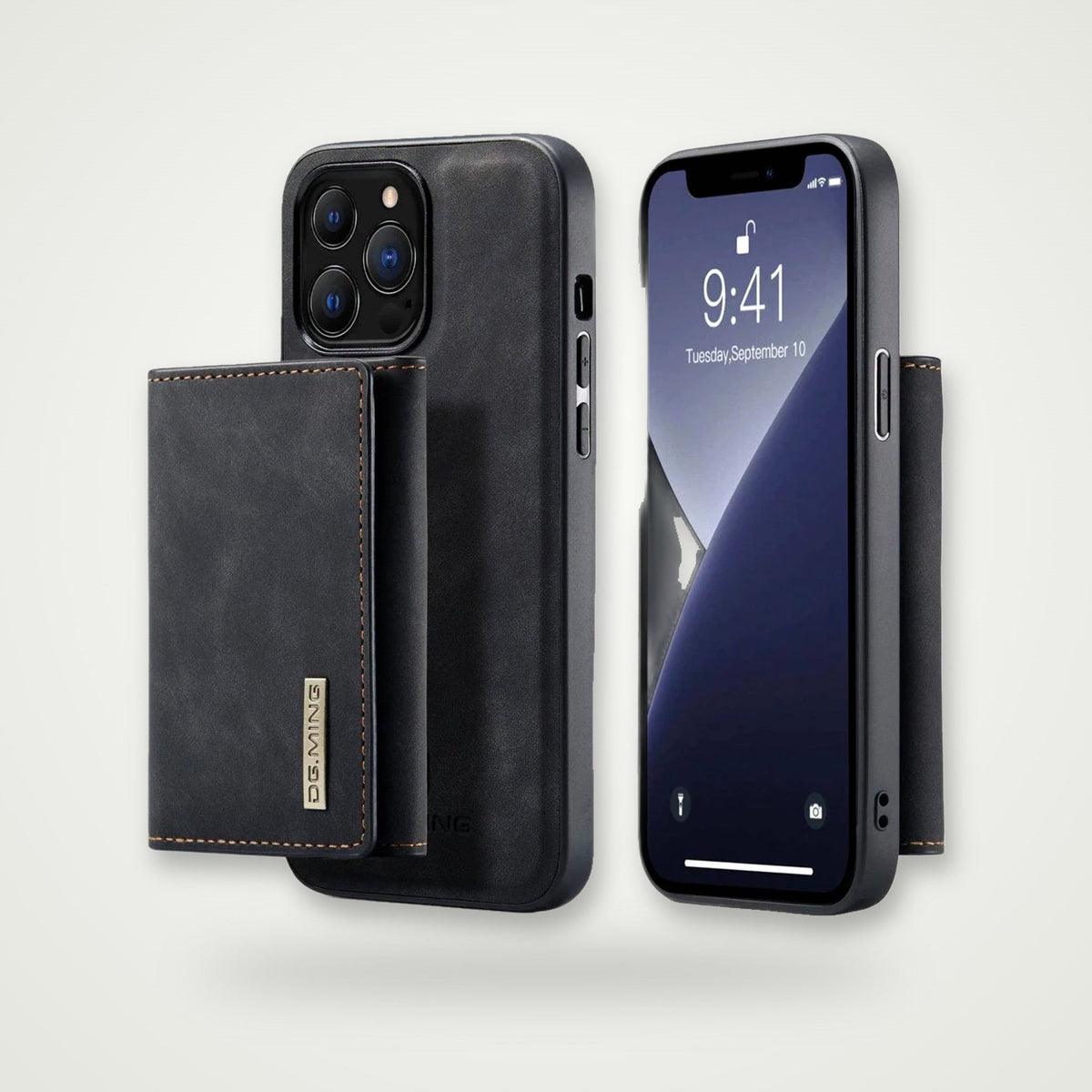 2-in-1 Detachable Wallet Case for iPhone 13–17 & Air