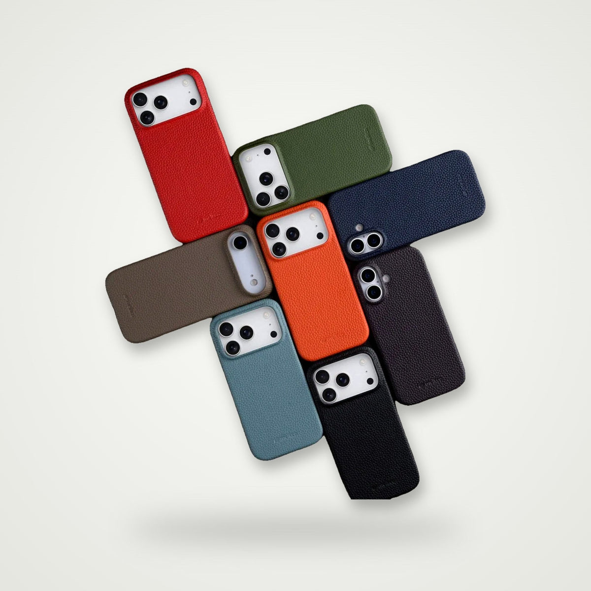 Genuine Leather MagSafe Case for iPhone 16–17 & Air