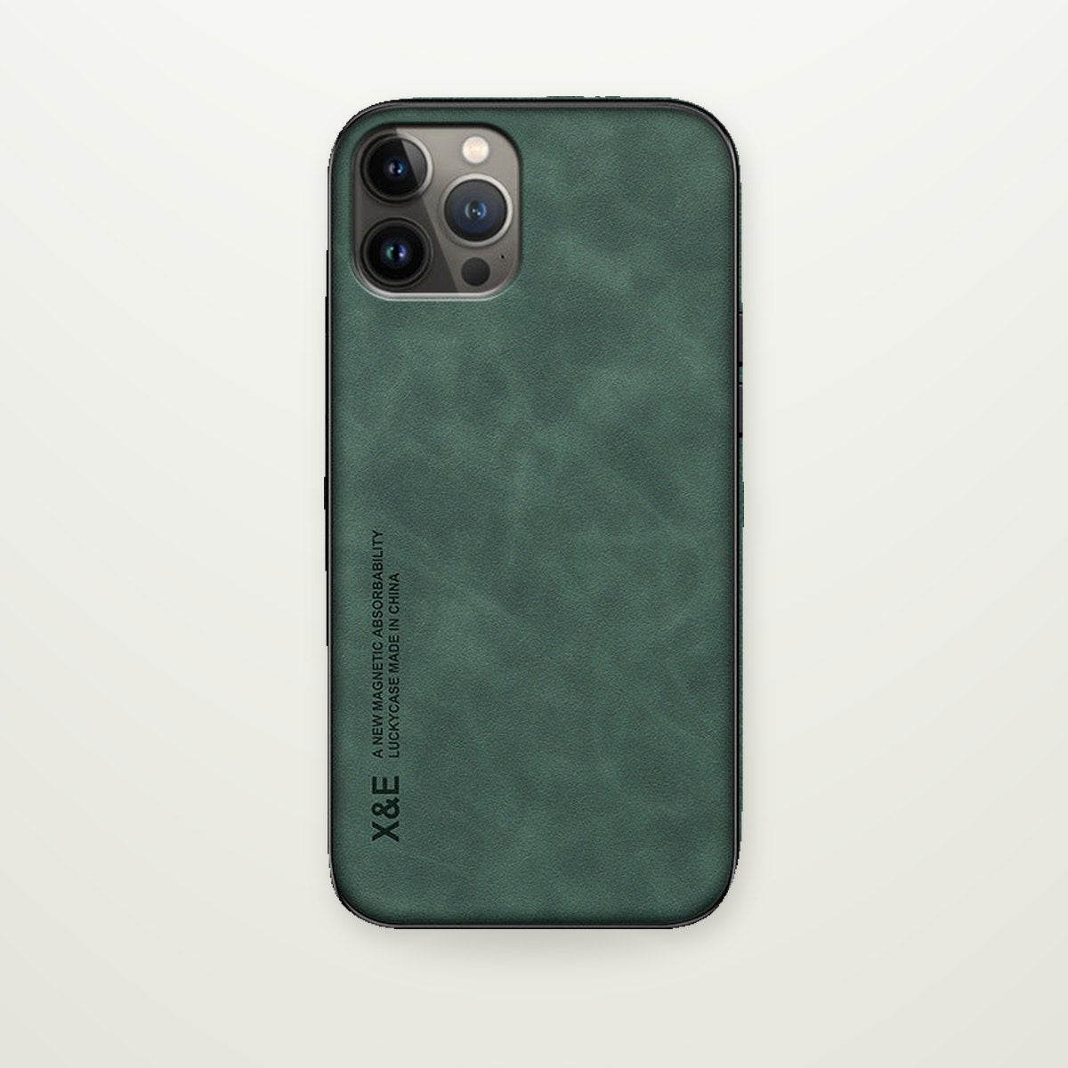 Premium Leather Magnetic Case for iPhone 13–17 & Air