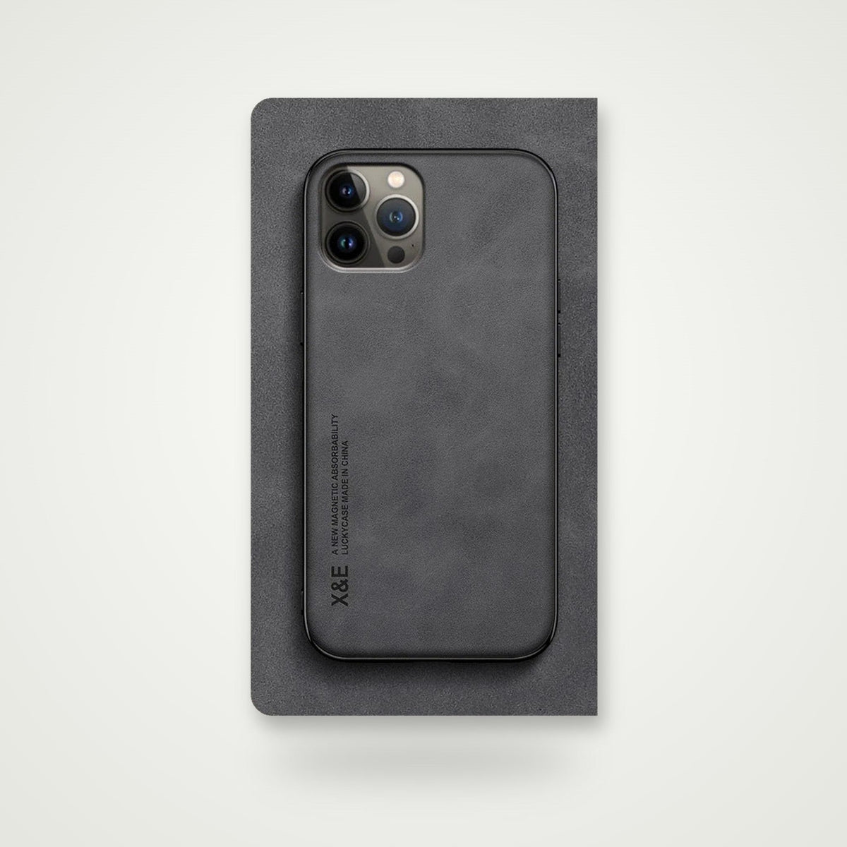 Premium Leather Magnetic Case for iPhone 13–17 & Air