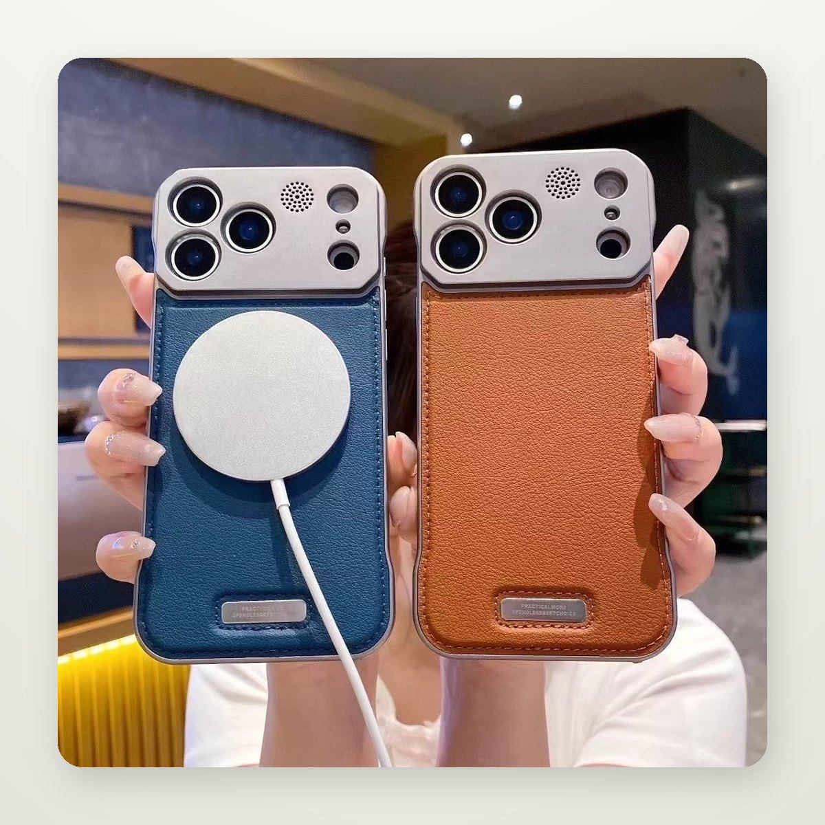 Soft Leather Case for iPhone 13–17 & Air