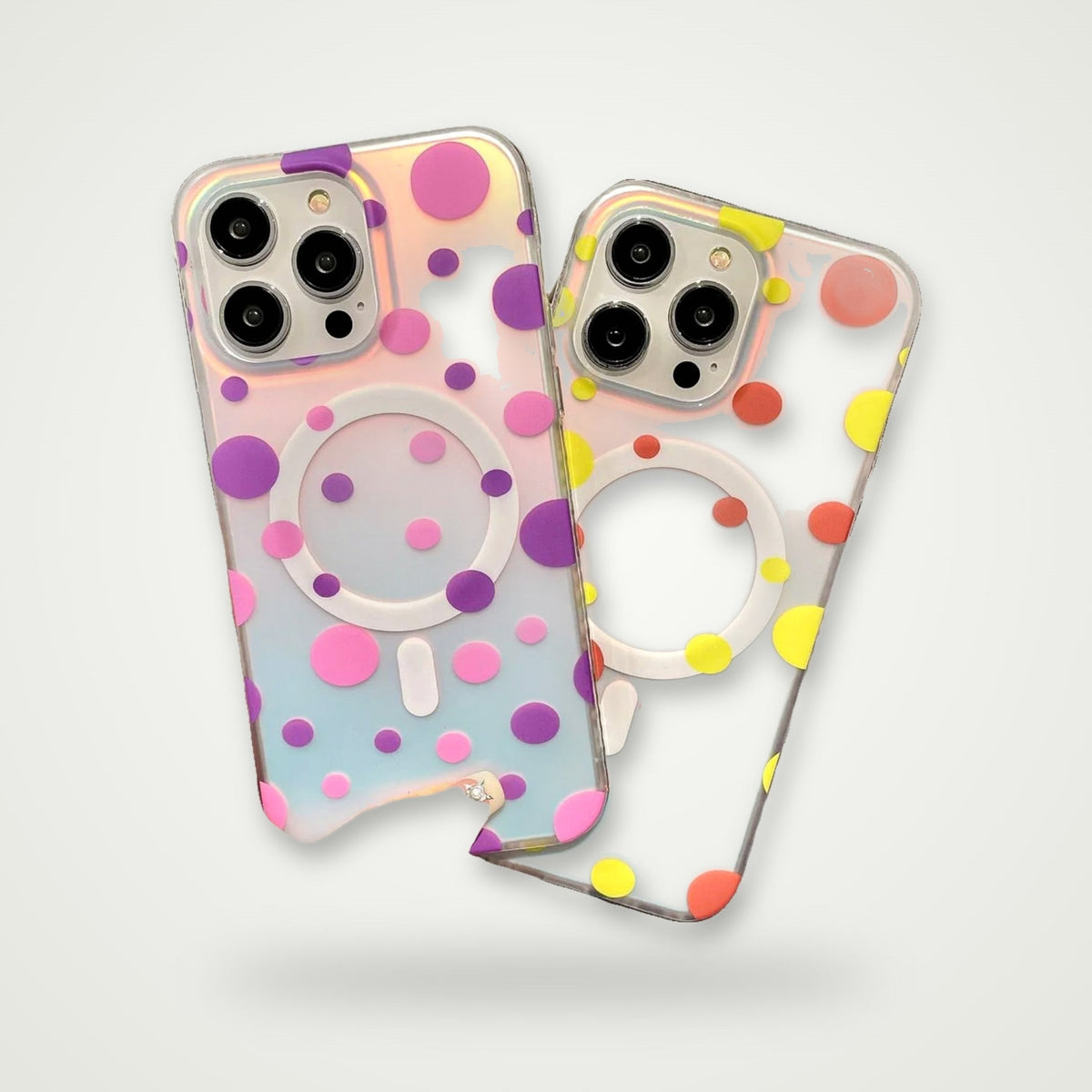 Wave Dot Magnetic Case for iPhone 13–15