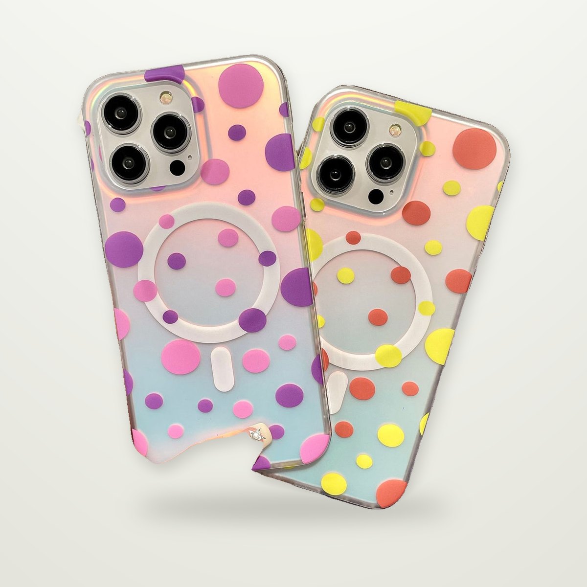 Wave Dot Magnetic Case for iPhone 13–15