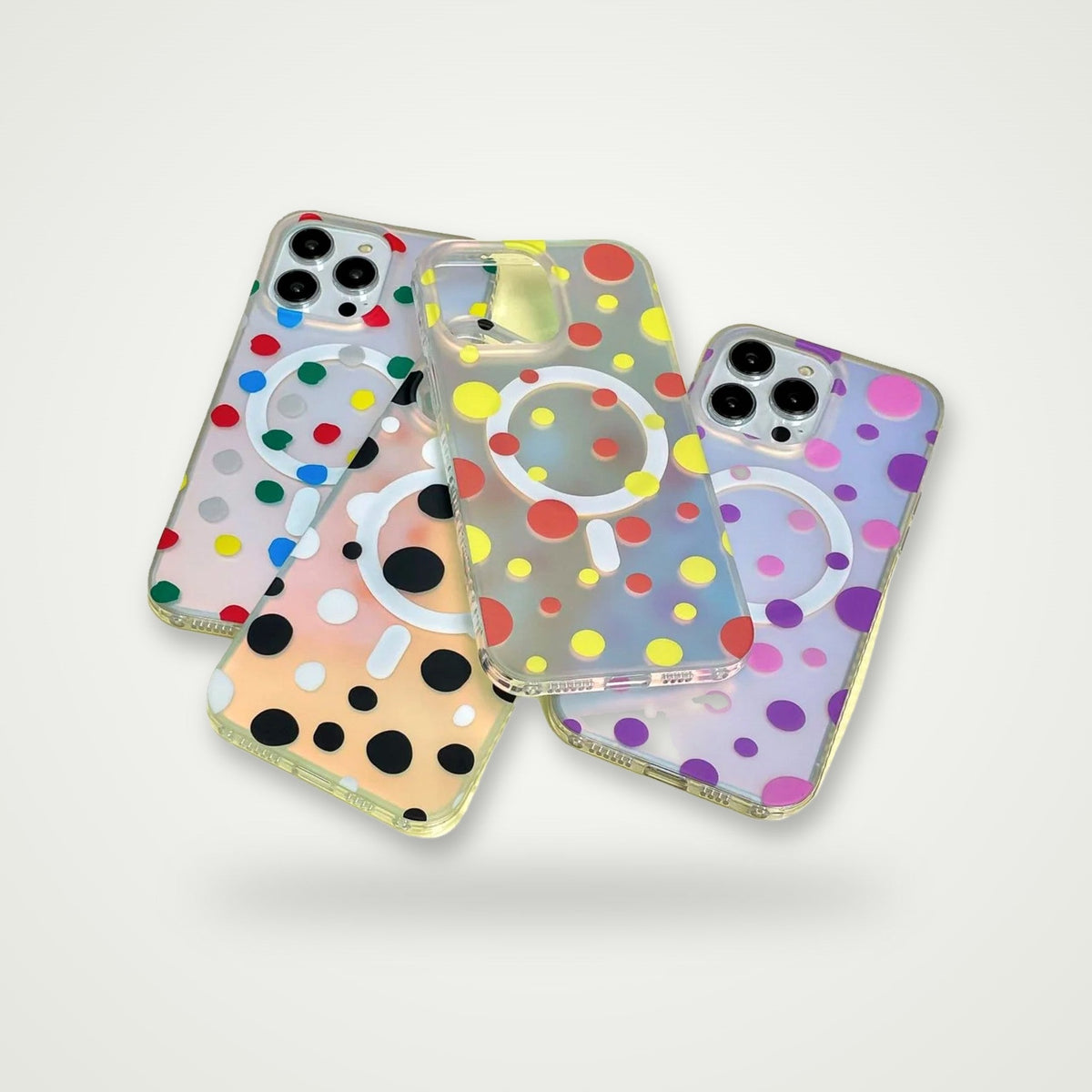 Wave Dot Magnetic Case for iPhone 13–15