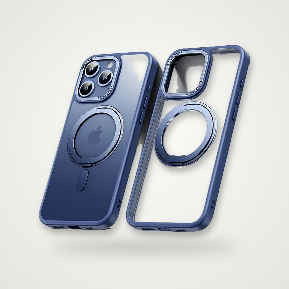 Clear Invisible Stand Case for iPhone 13–16