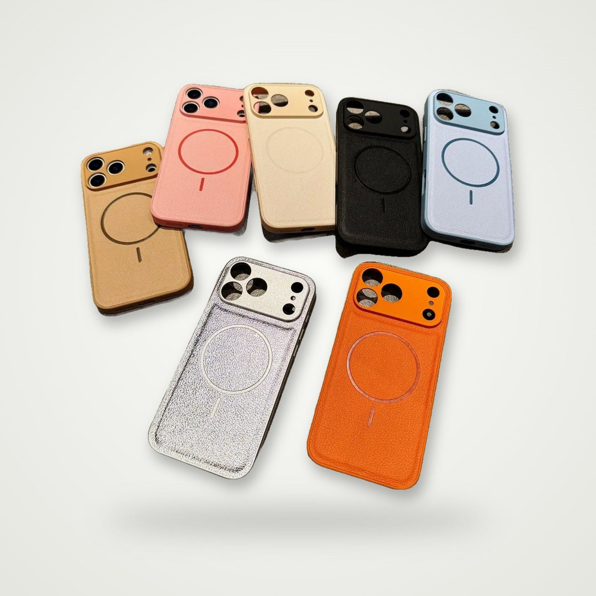 Solid Color MagSafe Case for iPhone 14–17 & Air