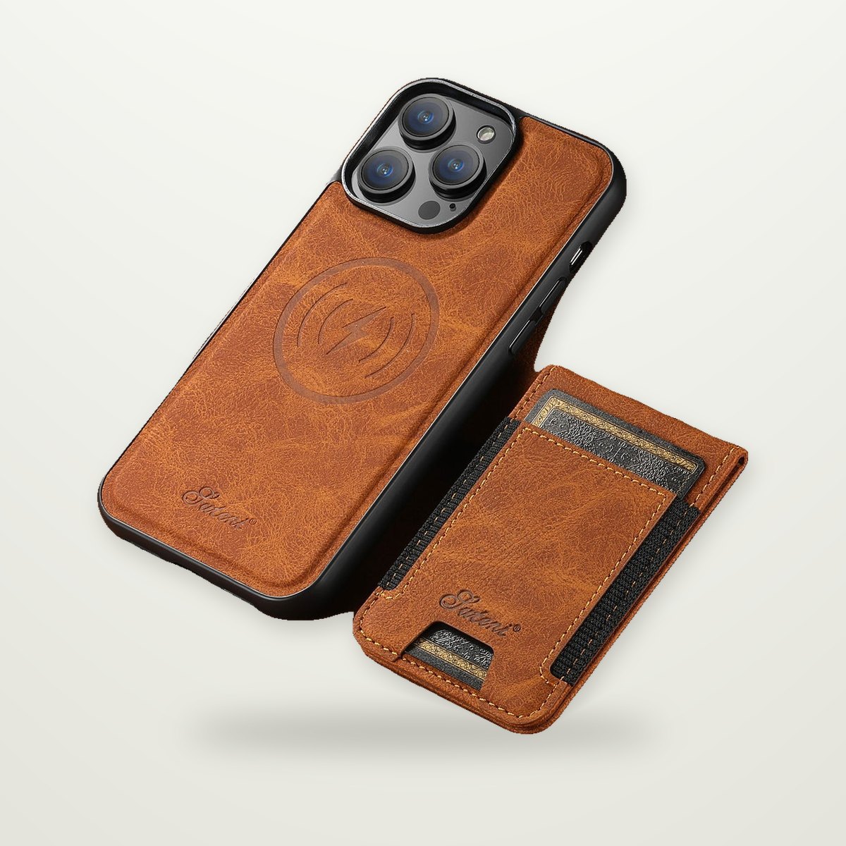 Card Slot Charging-Ready Case for iPhone 13–17