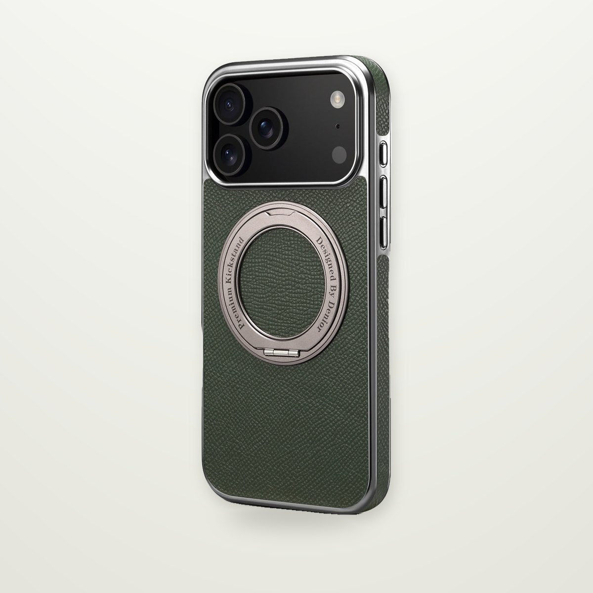 Plated Genuine Leather MagSafe Case for iPhone 13–17 & Air