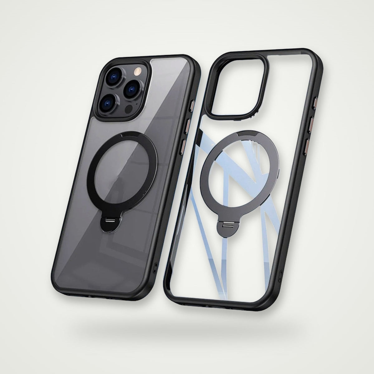 Rotating Ring Stand MagSafe Case for iPhone 13–16
