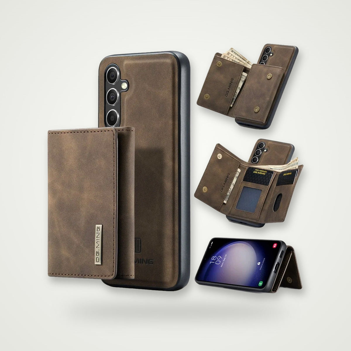 Detachable Magnetic Wallet Case for Galaxy S24