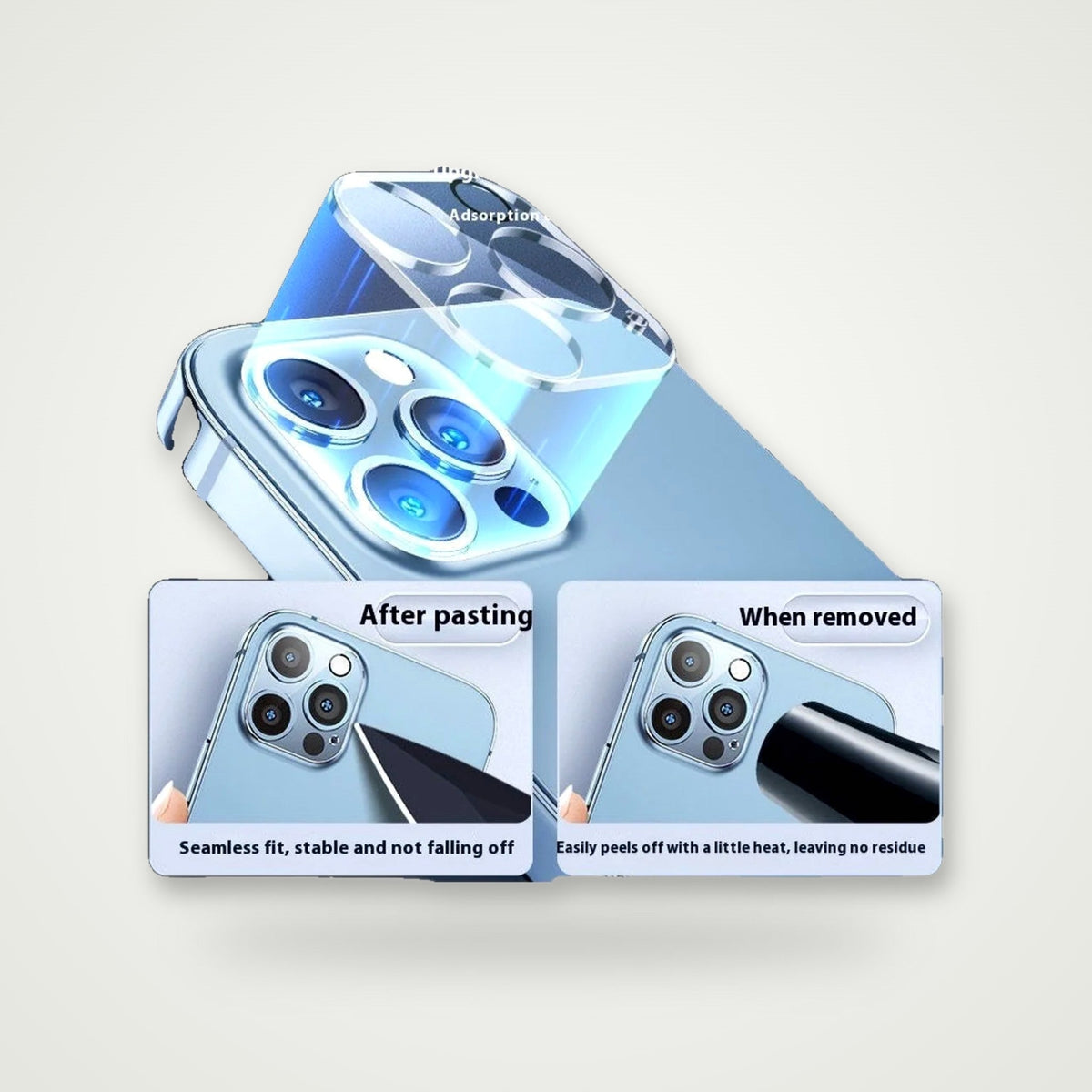 Integrated Camera Lens Protector for iPhone 13–16