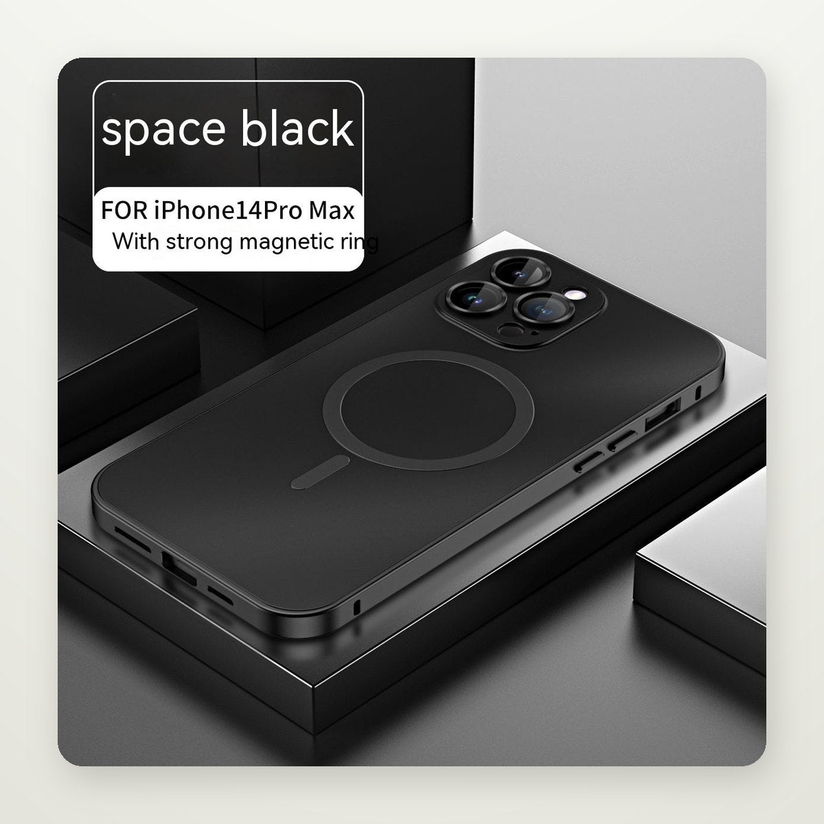 Spring Buckle Magnetic Case for iPhone 13–17