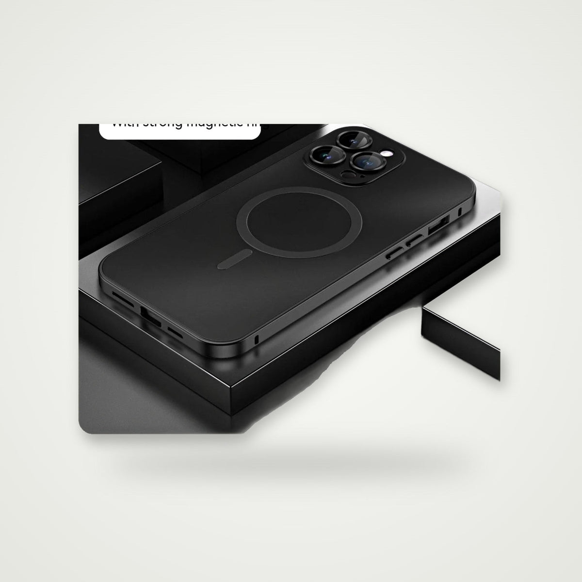 Spring Buckle Magnetic Case for iPhone 13–17