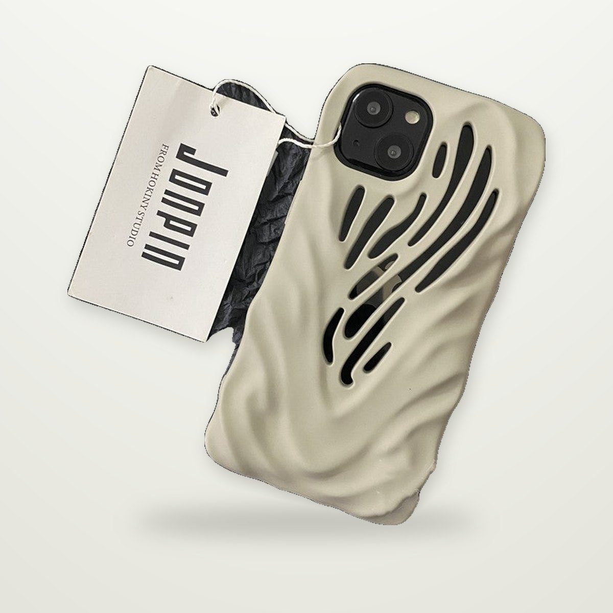 Titanium Gray Vented Case for iPhone 13–15