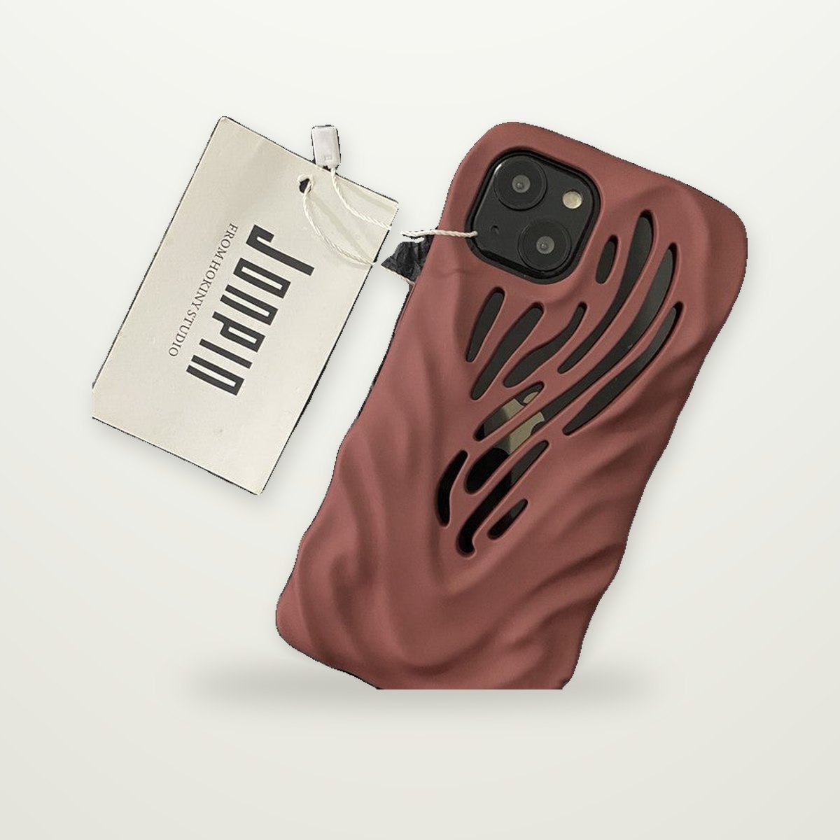 Titanium Gray Vented Case for iPhone 13–15