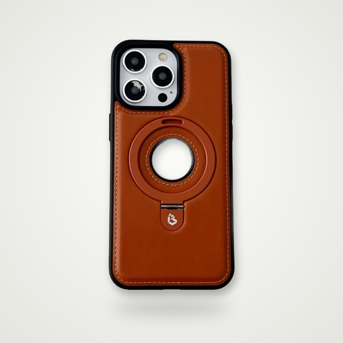 Leather Stand MagSafe Case for iPhone 13–16