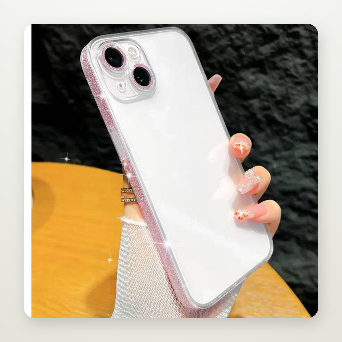 Tempered Glass Clear Case for iPhone 13–16