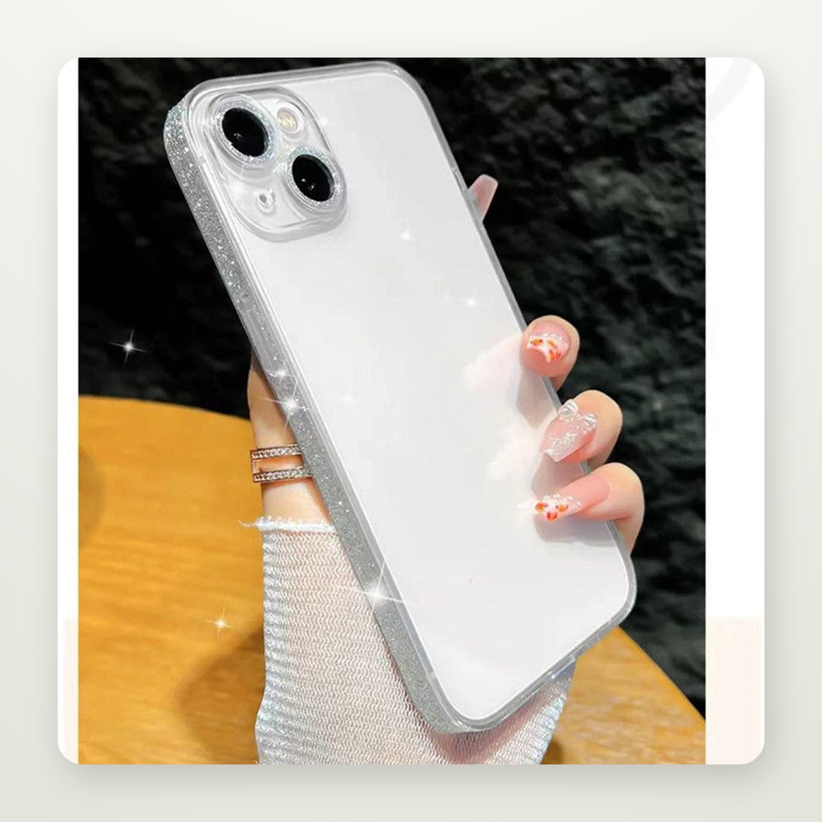 Tempered Glass Clear Case for iPhone 13–16