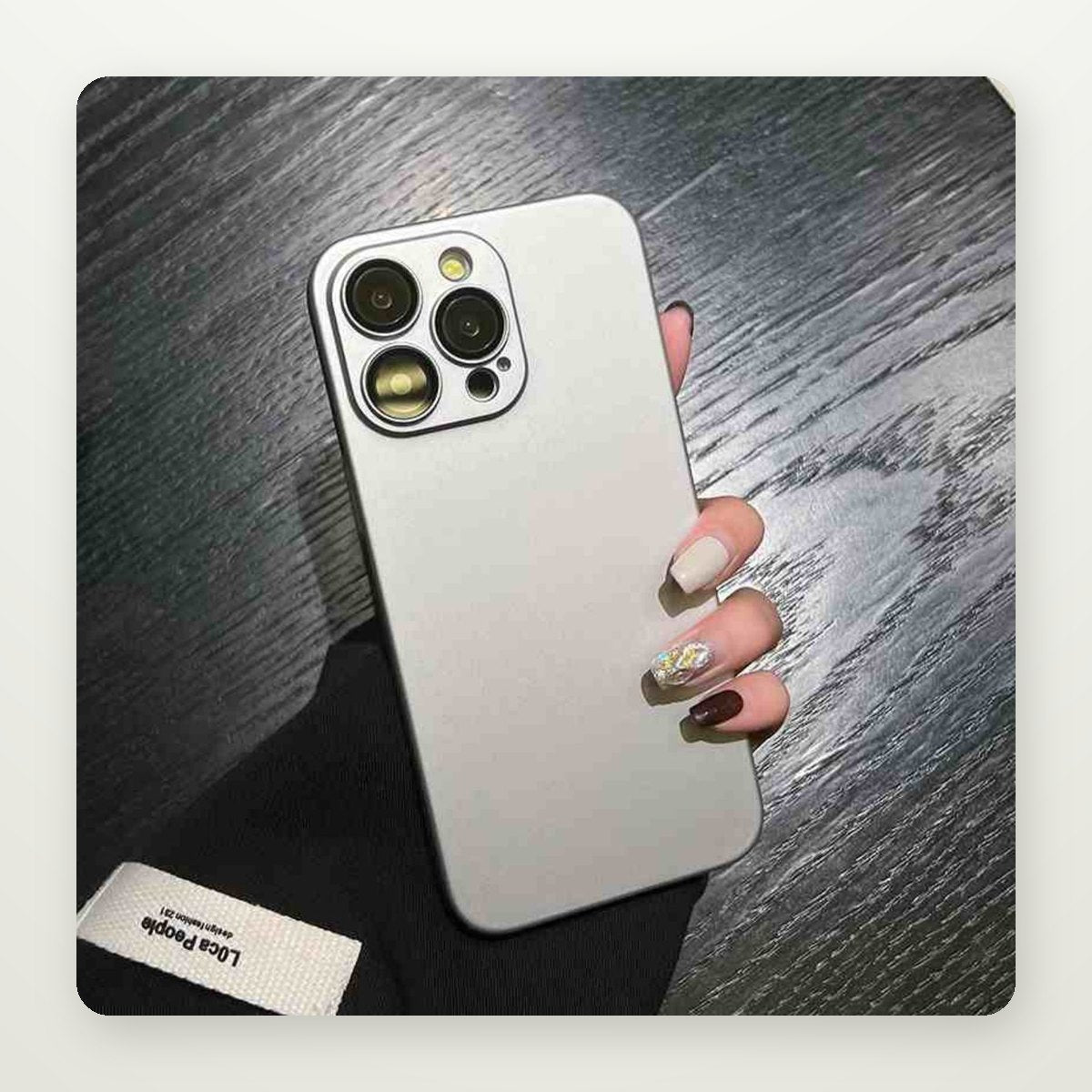 Ultra-Thin Frosted Solid Case for iPhone 14–17
