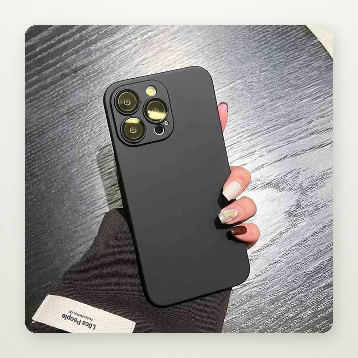 Ultra-Thin Frosted Solid Case for iPhone 14–17