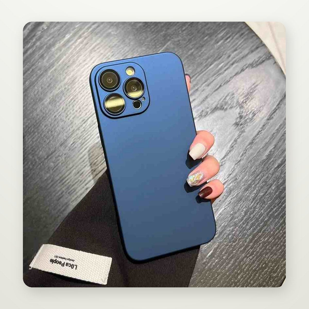Ultra-Thin Frosted Solid Case for iPhone 14–17
