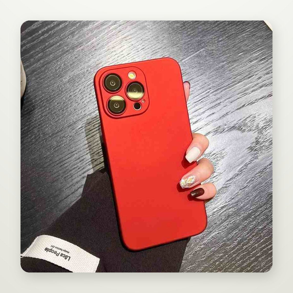Ultra-Thin Frosted Solid Case for iPhone 14–17