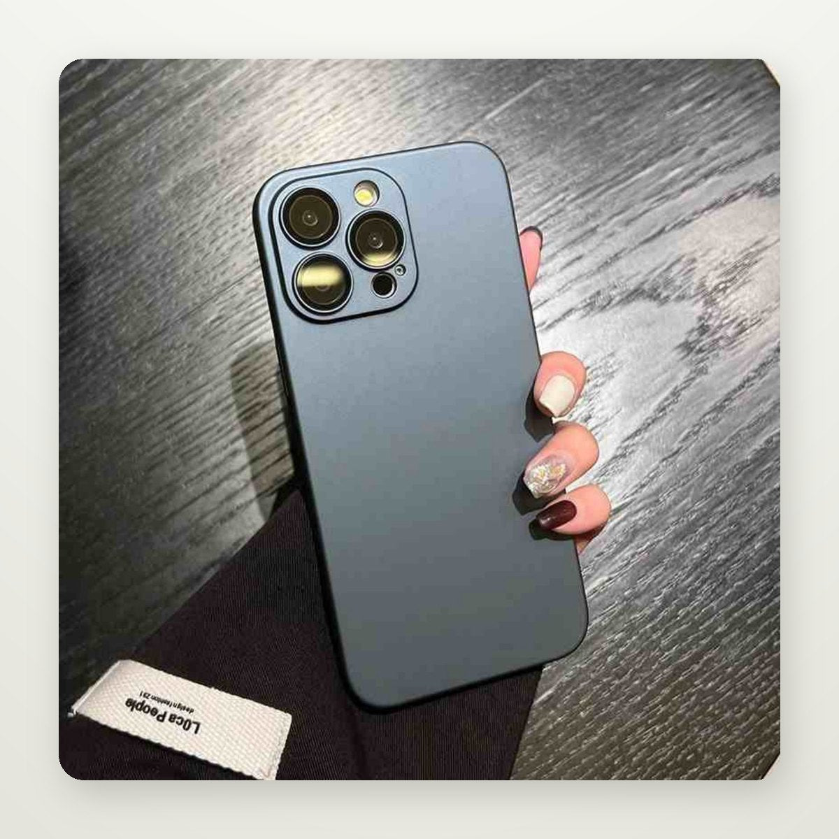 Ultra-Thin Frosted Solid Case for iPhone 14–17