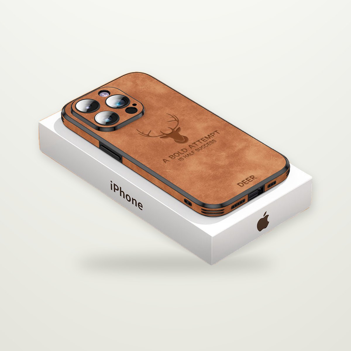 Luxury Leather Case for iPhone 13–16