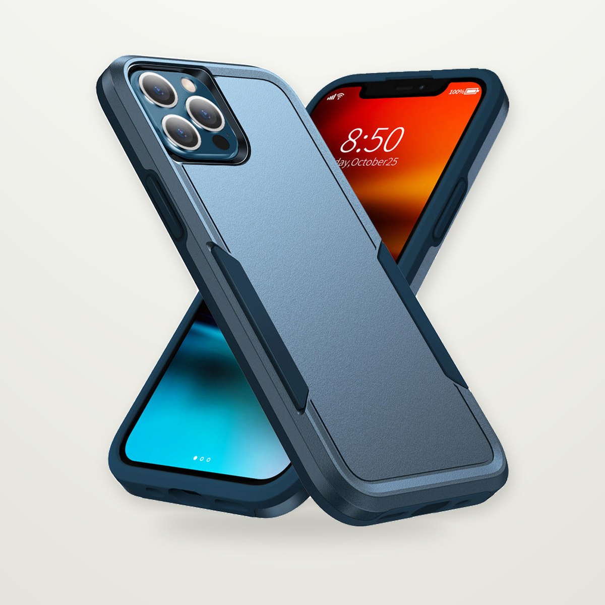 Frosted All-Around Silicone Case for iPhone 15
