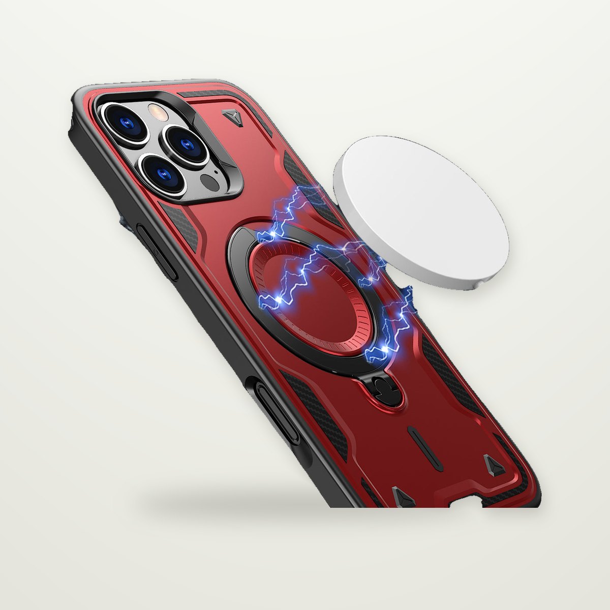Minimal 360° Stand Magnetic Case for iPhone 13